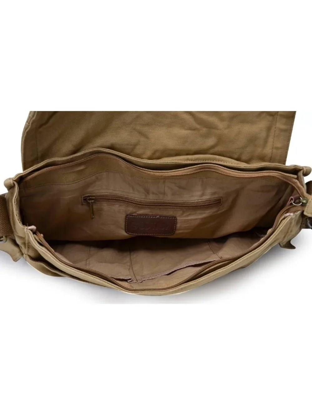 Vintage Canvas Messenger Bag - Stylish Crossbody Satchel for Travel & Everyday